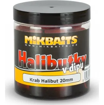 Mikbaits Halibutky v dipu Krab Halibut 14 mm 250 ml