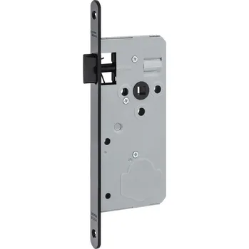 Dveřní kování DORMAKABA zadlabávací zámek ergoFA bez uzamykání, Dorn 50, černá mat RAL9005