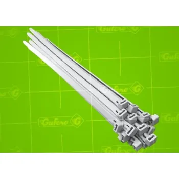 Stahovací páska Vázací pásek pro opakované použití bílý 7,6 x 200