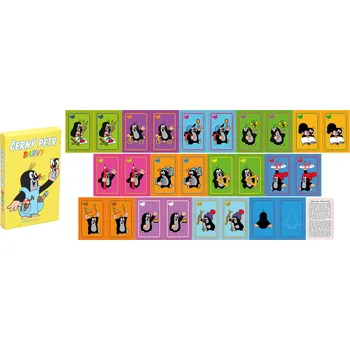 Desková hra Krtek černý petr - barvy