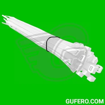 Stahovací páska Vázací pásek bílý 4,8 x 530