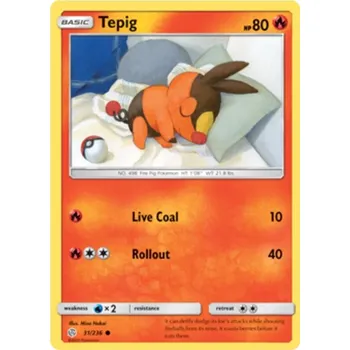 Sběratelská karetní hra Tepig 031/236 - Cosmic Eclipse Typ karty: Non-Holo
