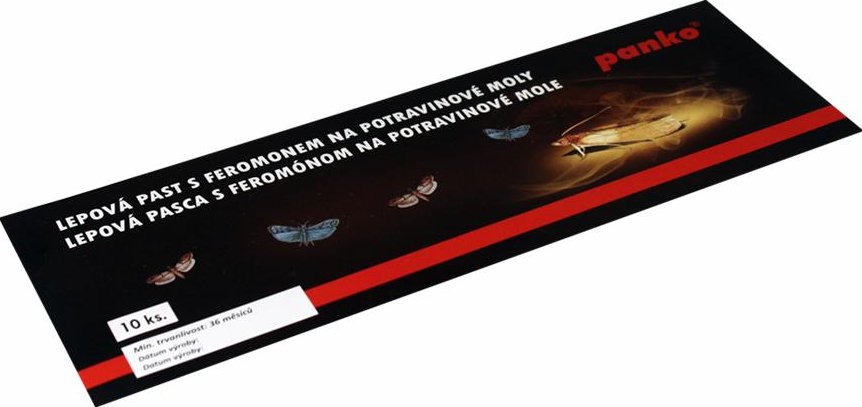 Lepová feromonová past na zavíječe a potravinové moly FEROLEP PANKO