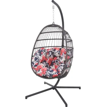 Podsedák Sedák na závěsné křeslo Oval A090-03LB 144 x 100/45 x 10/12 cm PATIO 467434