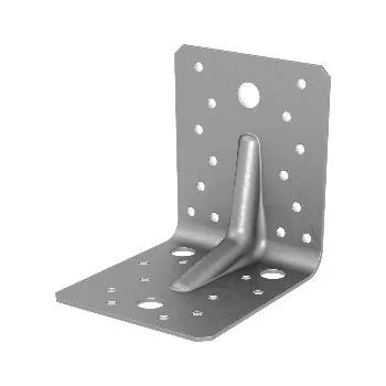 Tesařské kování Úhelníková spojka s žebrem GH 90/100, Greenline, 100×90×1,5, ocel, žárový pozink