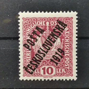 Sběratelství Známka ČSR PČ 1919 , 10h, Pof.36*, I. typ přetisku