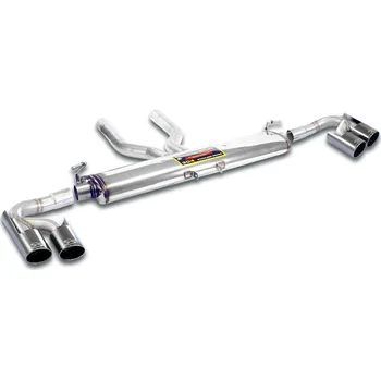 Přední díl výfuku Rear exhaust Right - Left OO100 "Gun Metal Grey" Supersprint 245836