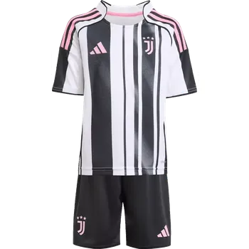 Dětská domácí souprava Adidas Juventus FC 25/26 malé děti černo-bílá
