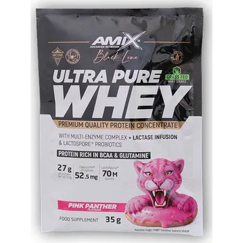 Protein Black Line Ultra Pure Whey 35g AKCE pink panther