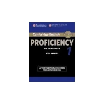 Cizí jazyk Cambridge English Proficiency 1 for Updated Exam Students Book with Answers