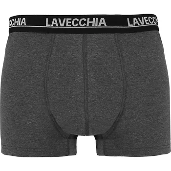 Boxerky LAVECCHIA boxerky pánské FL-1020-1 nadměrná velikost 4XL tmavě šedá