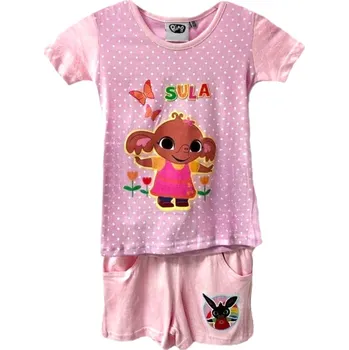 KOMPLET TRIČKO A KRAŤASY BING Se 970-023 růžový Velikost: 98