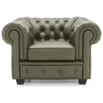 Křeslo Kožené křeslo Chesterfield 1