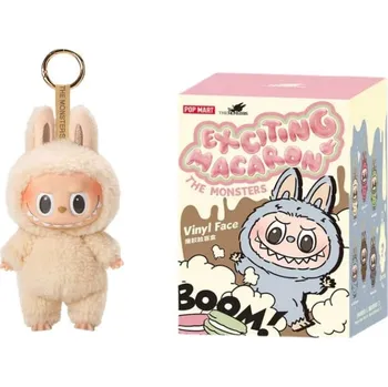 plyšák Plyšová figurka ve stylu Labubu - béžový Soymilk (V1 Exciting Macaron edition)