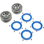 1:18 Temper G2: Disk kola, beadlock, šedá/modrá (2 ks)