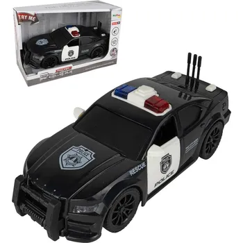 autíčko Auto černé policejní 1:20 Policie na baterie Světlo Zvuk