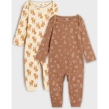 Dívčí spodní prádlo Sinsay - Sada 2 overalů - krémová - 879BA-01X - 879BA-01X-80-1