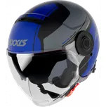 JET AXXIS RAVEN SV ABS milano matt blue XS (Otvorená prilba )