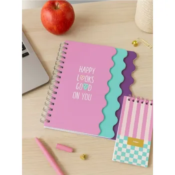 Sinsay - Zápisník 2 pack - růžová - 363FV-30X - 363FV-30X-ONE