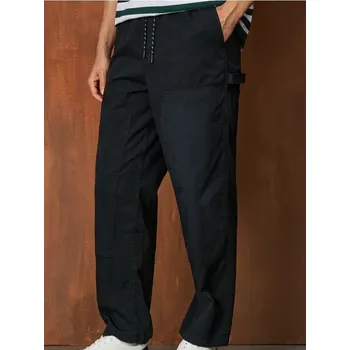 Sinsay - Kalhoty straight fit - černá - 152EV-99X - 152EV-99X-30