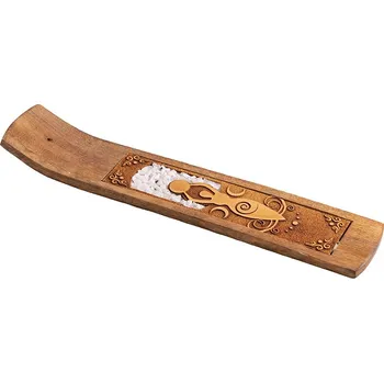 Vonná tyčinka Stojánek na vonné tyčinky - dřevo Bohyně měsíce Duhový Adulár