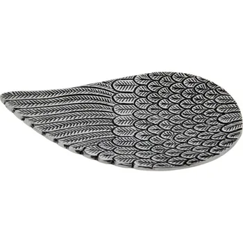 Vonná tyčinka Stojánek na vonné tyčinky - kov Andělské křídlo stříbrná