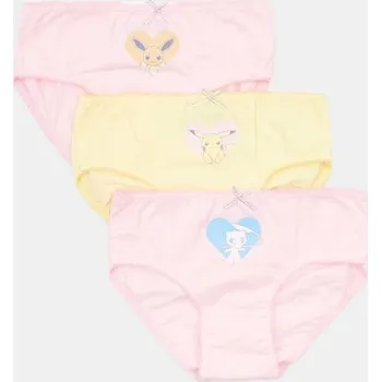 Dívčí oblečení Sinsay - Sada 3&nbsp;kalhotek Pokemon - vícebarevná - 572DS-MLC - 572DS-MLC-U86