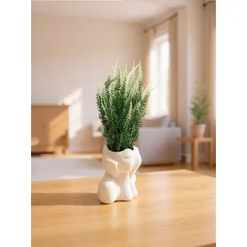 umělá květina Sinsay - Umělá rostlina v ozdobném květináči - bílá - 921GB-00X - 921GB-00X-ONE