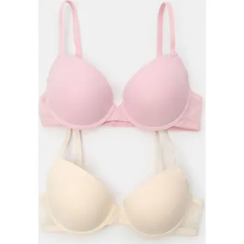 Podprsenka Sinsay - Push-up podprsenka 2 pack - vícebarevná - 001FA-MLC - 001FA-MLC-70B