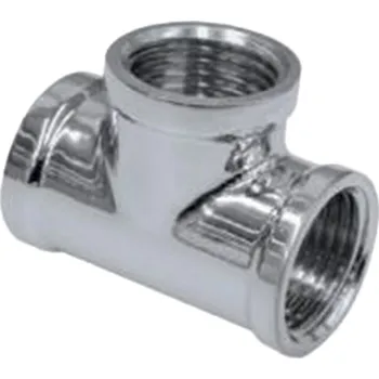 Fitinka GUVEX T - kus chrom 1/2