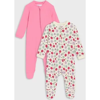 Dívčí spodní prádlo Sinsay - Overal 2 pack - krémová - 078EU-01X - 078EU-01X-80