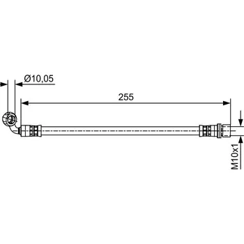 Brzdová hadice Brzdová hadice BOSCH 1 987 481 647