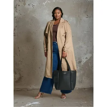 Sinsay - Kabelka shopper z imitace kůže - černá - 550EK-99X - 550EK-99X-ONE