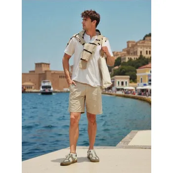 Pánské tričko Sinsay - Polo - bílá - 612EY-00X - 612EY-00X-L