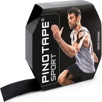 Tejpovací páska Pino Tape Pro Sport – kinesio tejpovací náplasti, velká role (5cm x 31m) černá