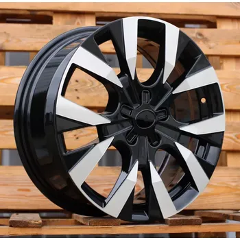 Alu kolo Alu kola Racing Line Y1248, 17x7 5x108 ET45, černá + leštění