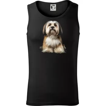 Lhasa Apso černá fotka - Tílko pánské Core - M ( Černá )