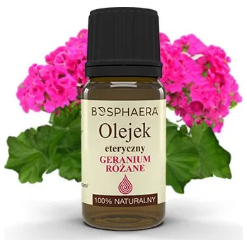 Vonný olej Éterický olej Bosphaera, 10 ml, růžový gerániový olej.
