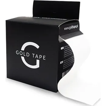 Tejpovací páska Gold Tape - tejpy pro kineziologické tejpování (5cm x 5m) bílé