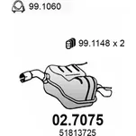 Zadní tlumič výfuku ASSO 02.7075