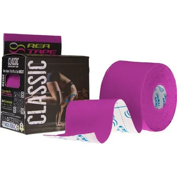 Tejpovací páska Rea Tape Classic - Tejpovací náplasti pro kineziologické tejpování (5 cm x 5 m) fialová