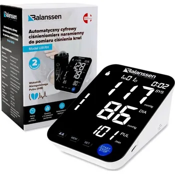 Měřič tělesných funkcí Balanssen automatický digitální monitor krevního tlaku v horní části paže