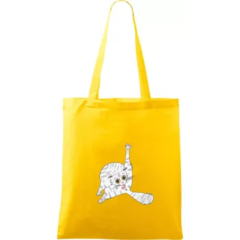 Kočka čistotná (studio-arte.cz) - Taška bavlněná - 42 x 38 cm ( Žlutá )