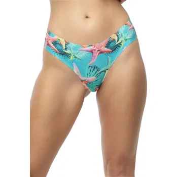 Kalhotky Dámské kalhotky Sea stars brasil - JULIMEX tyrkysová XL