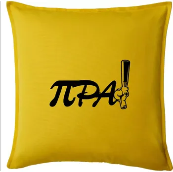 Polštář Pípa matematika - Polštář 50x50 - 50x50 - Pouze potah ( Žlutá )