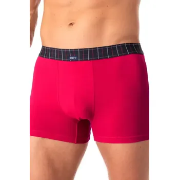 Boxerky PÁNSKÉ BOXERKY MXH 408 A25 Červená XXL