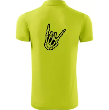 Pánská košile Rock ruka - Polokošile Victory sportovní (dresovina) - L ( Limetková )