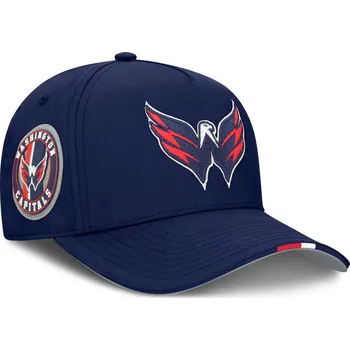 Kšiltovka Fanatics Pánská kšiltovka Washington Capitals NHL 2025 Draft Authentic Pro Structured Adjustable Meshback