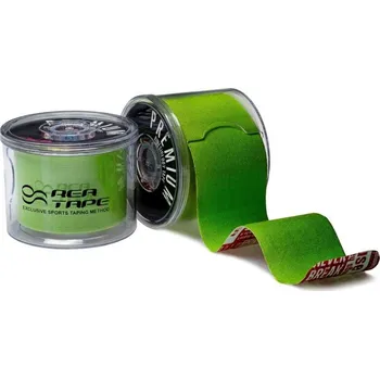 Tejpovací páska Rea Tape Premium - páskové náplasti pro kineziologické tejpování (5cm x 5m) limetkově zelené