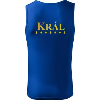 Král a jeho Královna - Tílko pánské Core - S ( Královská modrá )